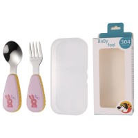 304 stainless steel children cutlery set