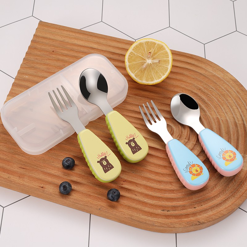 304 stainless steel children cutlery set图6
