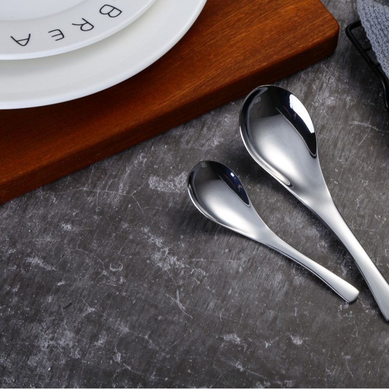 Wholesale banquet gift home hotel restaurant dinner cutlery stainless steel tea spoon coffee dessert图2
