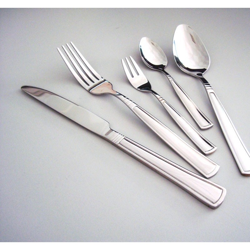 HIgh Quality Wedding Restaurant Gold Plated Flatware Gift Unique Fork Spoon Knife Set Stainless Flat图5