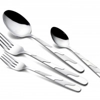 Jieyang factory 18/10 stainless steel cutlery,steak knife and fork spoon