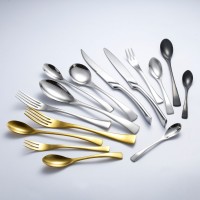 Promotion juego de cubiertos wedding gold cutlery set Spoon Fork Knife flatware sets Stainless Steel