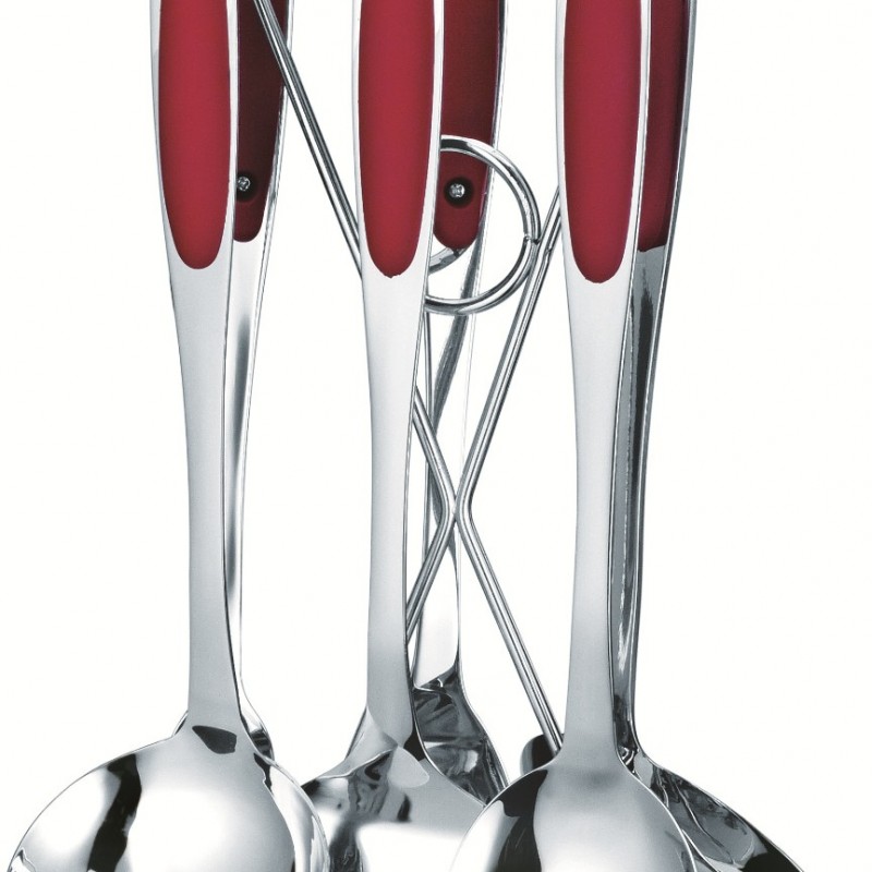 Factory supply 7 piece home kitchen tools spatula stainless steel kitchen utensil set cooking utensi图4