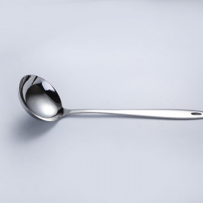 High quality best gift kitchen tool ladle skimmer hot pot cookware sets utensils stainless steel kit图3
