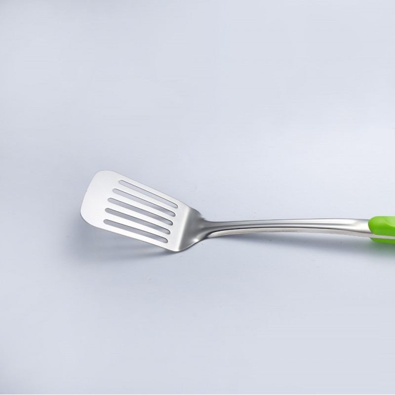 Heat resistant kitchen accessories stainless steel ladle spatula turner kitchen skimmer 201 kitchen 图5