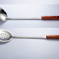 Hot sale easy cleaning kitchen dishwasher safe hot pot skimmer spoon soup kitchen utensils set with 