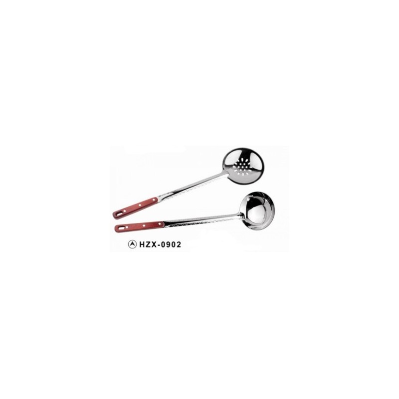 Hot sale easy cleaning kitchen dishwasher safe hot pot skimmer spoon soup kitchen utensils set with 图2