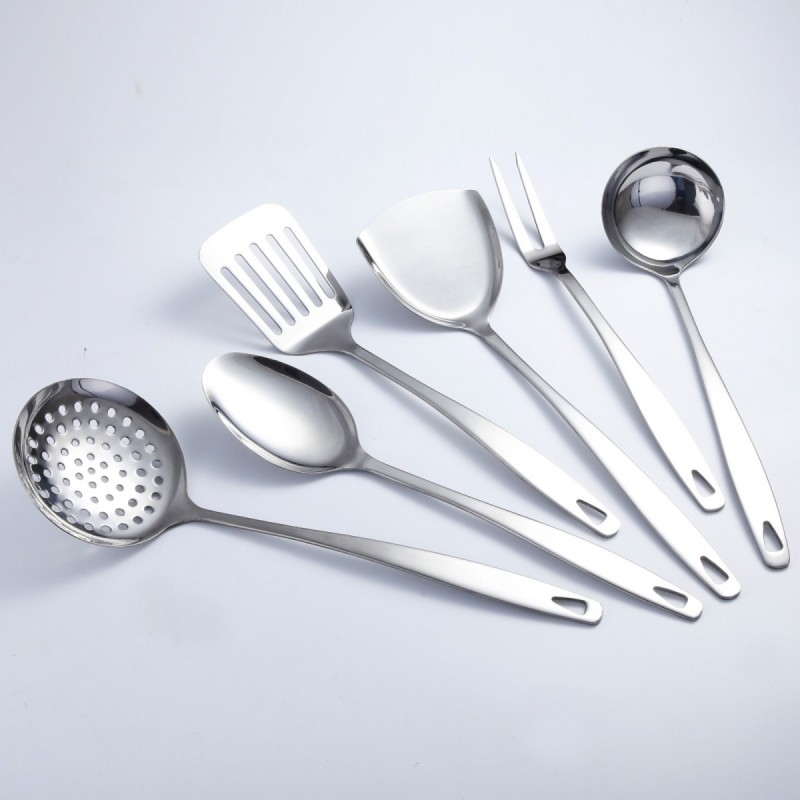 Classic designed stainless steel kitchen tool home utensil china high quality skimmer 7 pcs kitchen 图2