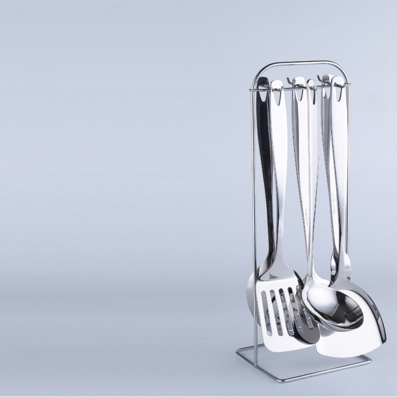 Classic designed stainless steel kitchen tool home utensil china high quality skimmer 7 pcs kitchen 图3