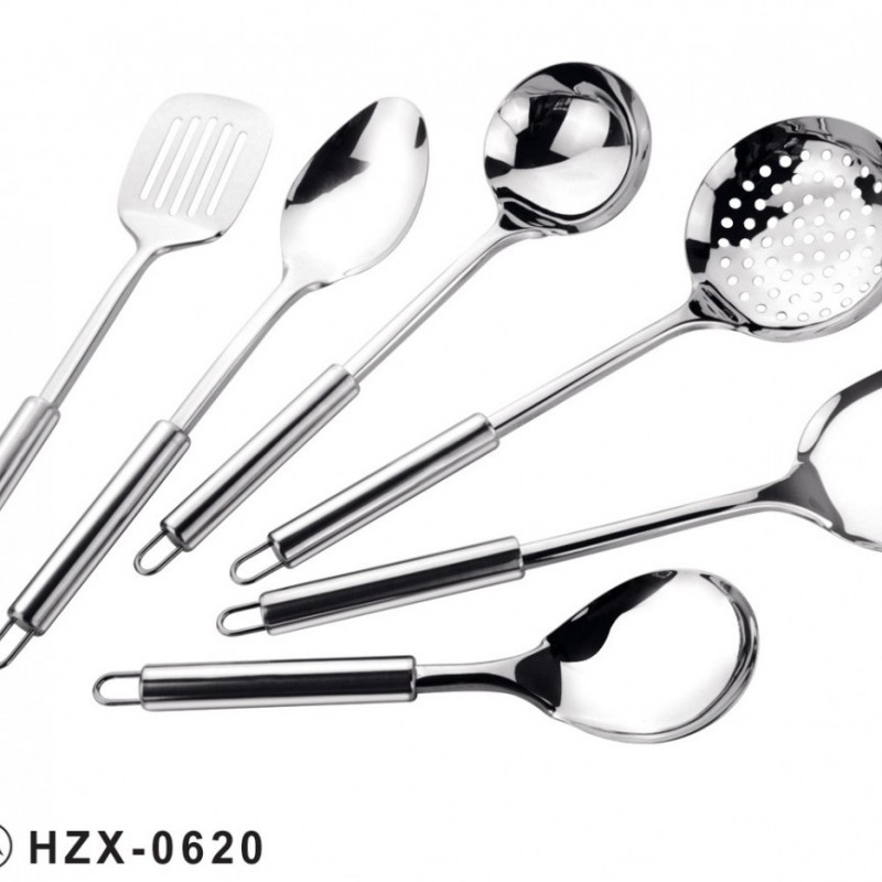 Hot sell nonstick stainless steel kitchenware set/halow handle kitchen utensils/tool cooking kitchen图5