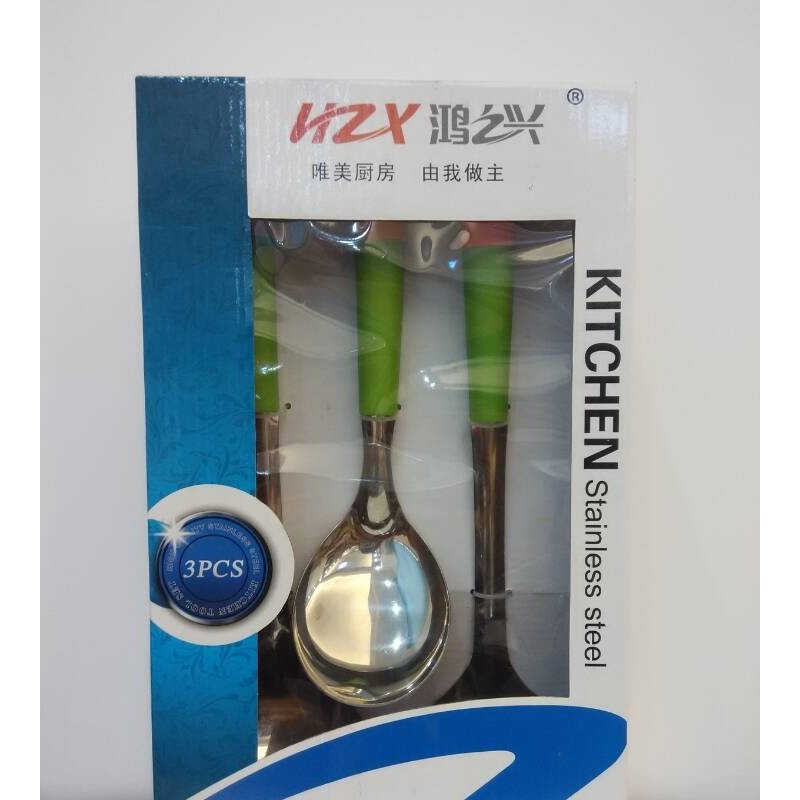 Chinese cooking accessories tools stainless steel kitchen utensil set - 5 cooking utensils - kitchen图5