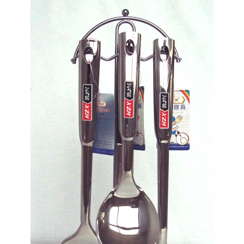 Cookware set kitchenware spatula cooking tools soup spoon stainless steel turner kitchen utensils图2