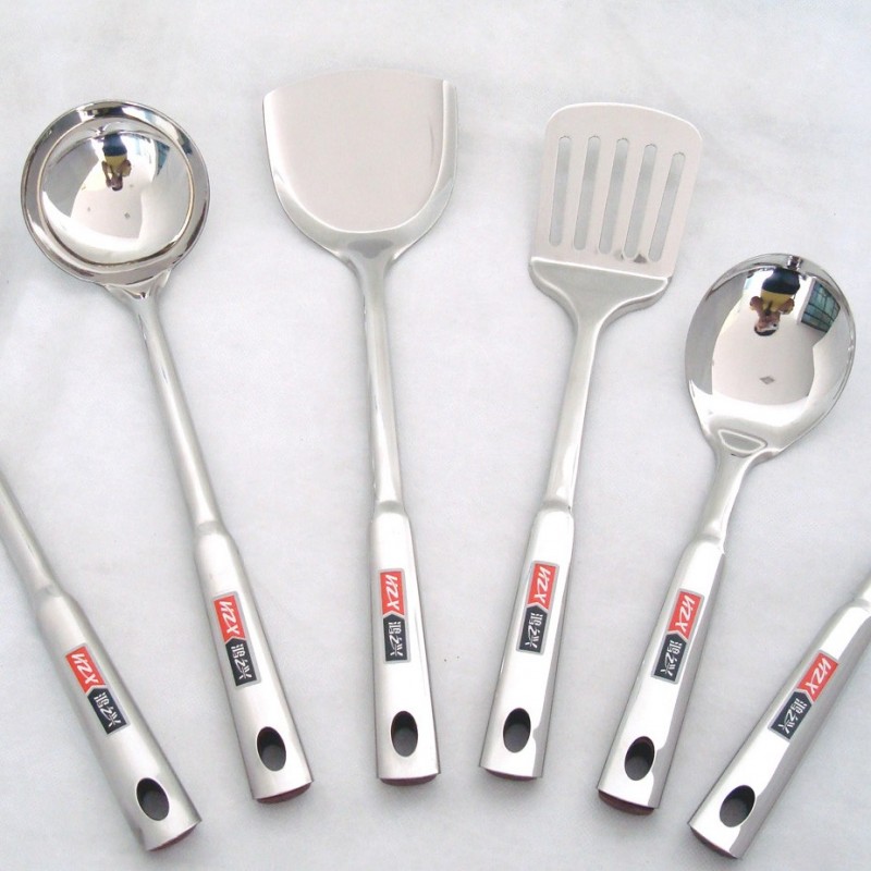 Cookware set kitchenware spatula cooking tools soup spoon stainless steel turner kitchen utensils图4