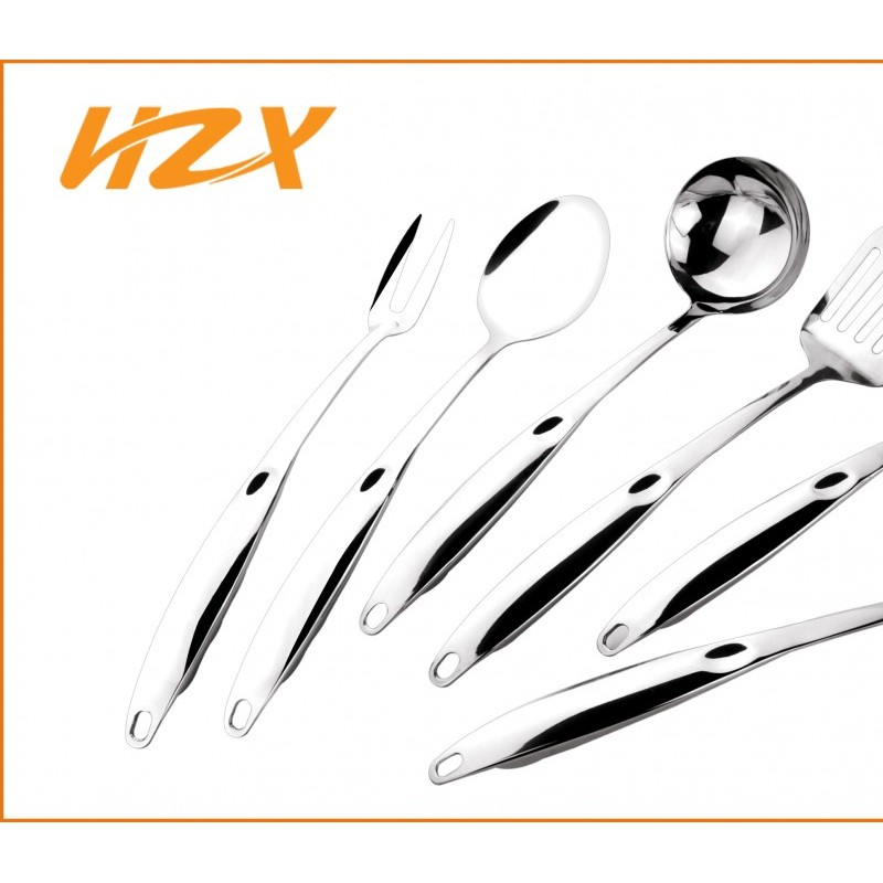 Stainless steel heat Resistant Cooking Baking Cookwares Tool kitchenware hollow handle utensil kitch图2