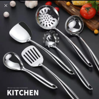Exquisite craftsmanship stainless steel spatula cheap tools utensils kitchen utensil set