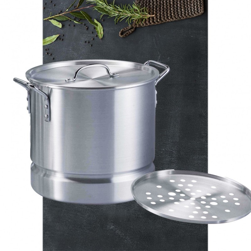 20-52qt Aluminium Steamer Pot Cookware Sets Big Cooking Pot Large Cooking Pot图5