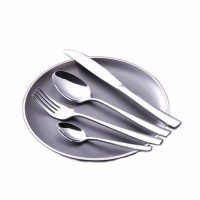 Stainless steel heavy knife spoon fork teaspoon simple cutlery set