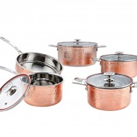 JIDA 9pcs Stainless Steel Cookware JD-CS3T-1901