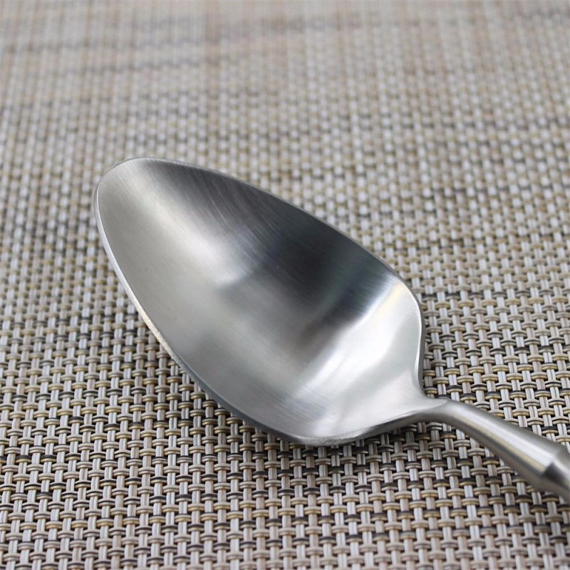 Jieyang Matte Silver 18/10 stainless steel Spoon Fork Knife 24 pcs cutlery图3