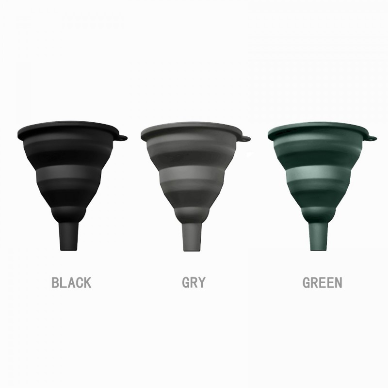 Food grade silicone collapsible funnel for food图2