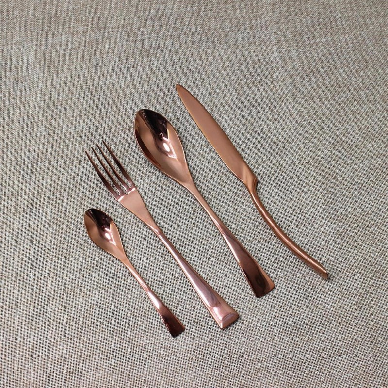 Fork knife spoon wedding stainless steel 304 material cutlery set图3