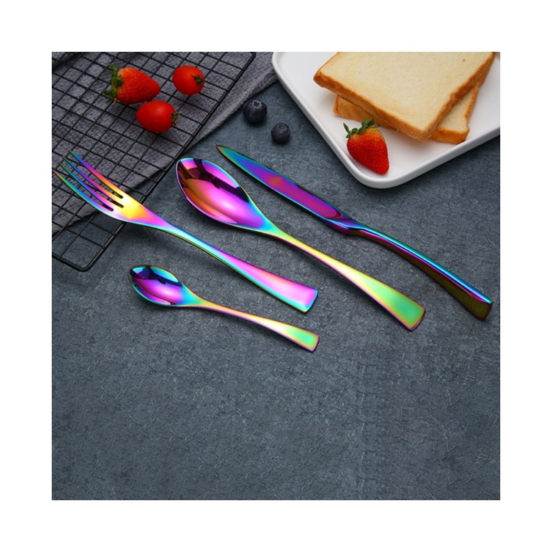 Fork knife spoon wedding stainless steel 304 material cutlery set图6