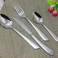 Cheap stainless steel cutlery set with many color option