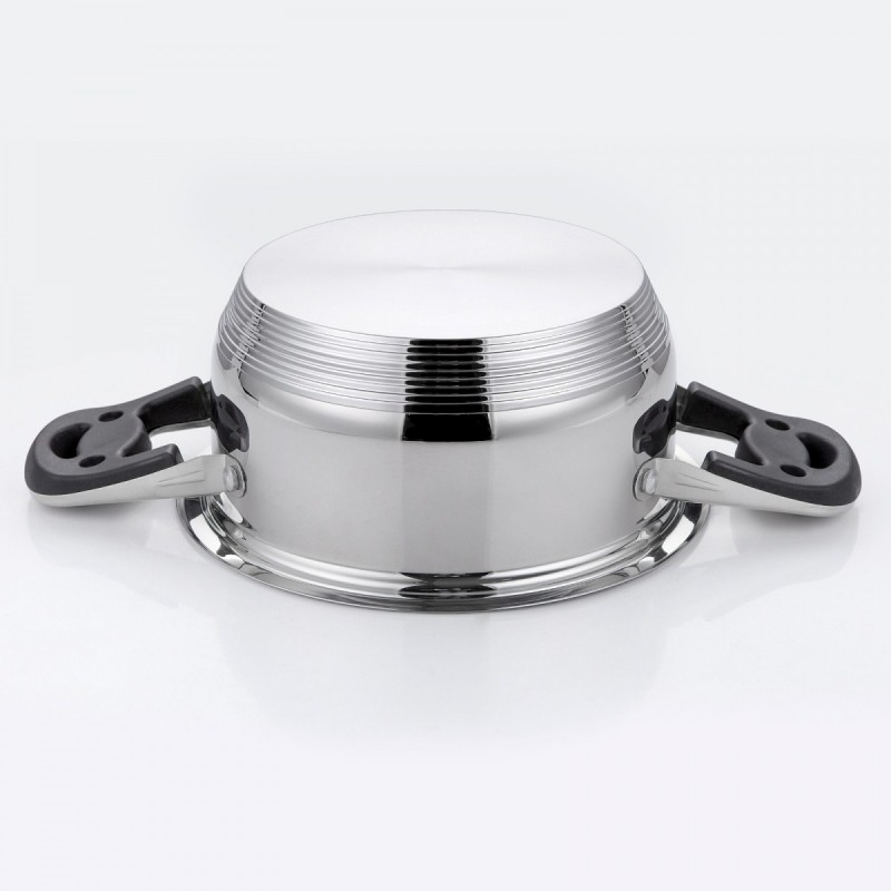 JIDA 11Pcs Wide Edge stainless steel cookware JD-WS-2004图5