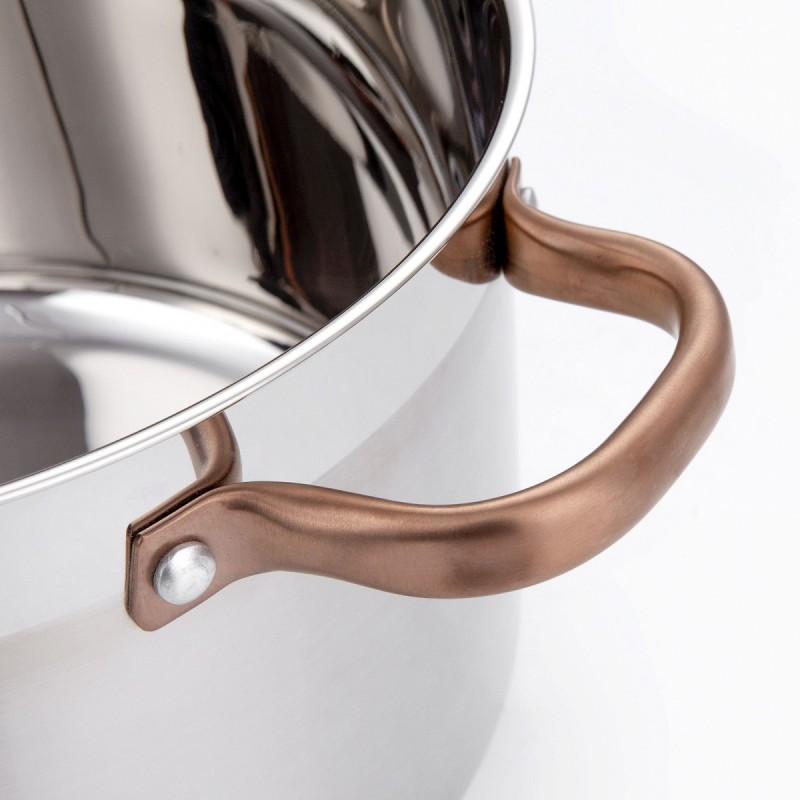 JIDA 7Pcs Cut Edge Pot Stainless Steel Cookware JD-CS-2005图3