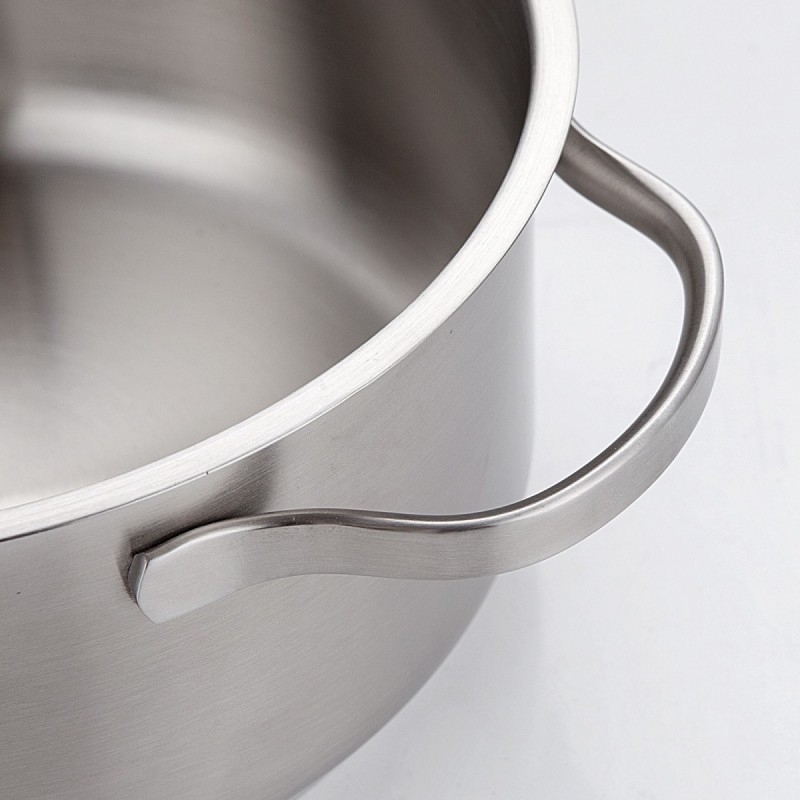 JIDA 12Pcs Cut Edge Pot Stainless Steel Cookware JD-CS-2009图5