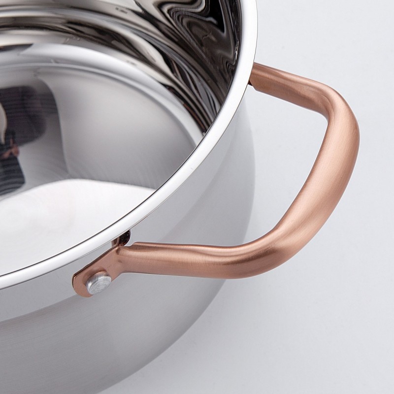JIDA 10PCS Belly Pot Stainless Steel Cookware JD-RB-2003图3