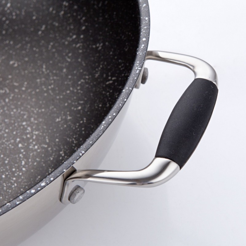 JIDA Non-stick fry pan Stainless Steel Cookware JD-K-2001图3