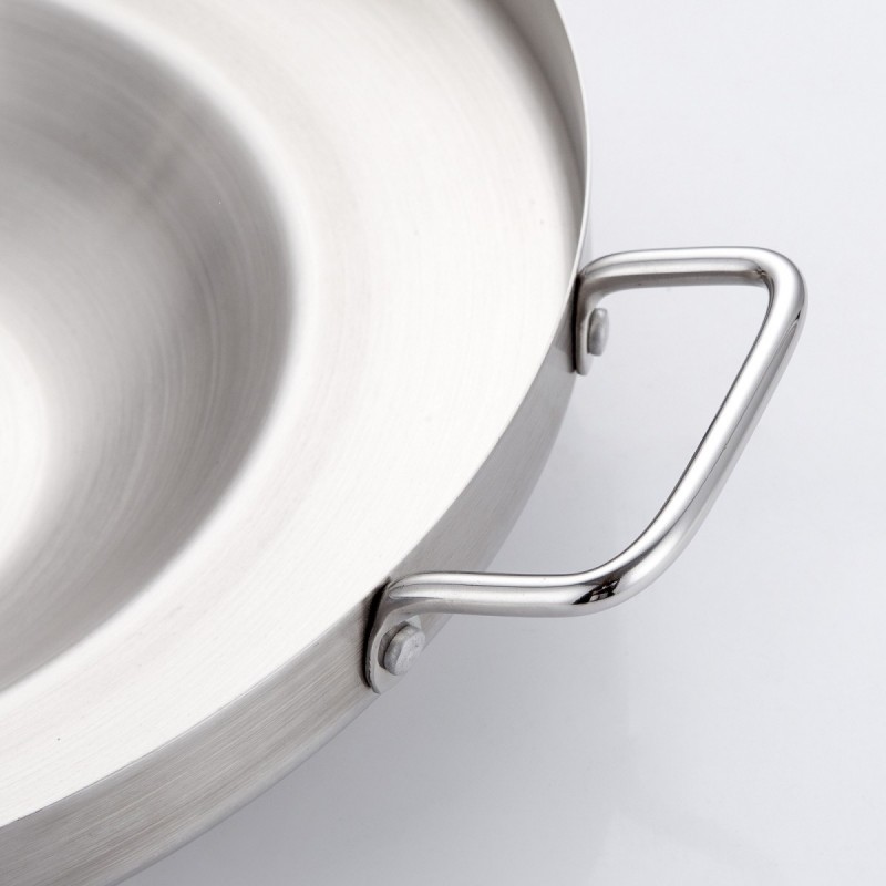 JIDA Mexican Wok Stainless Steel Cookware(JD-MK-1313)图2