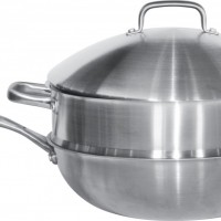 JIDA 3-Layer Chinese Wok Stainless Steel Cookware JD-3K-1311