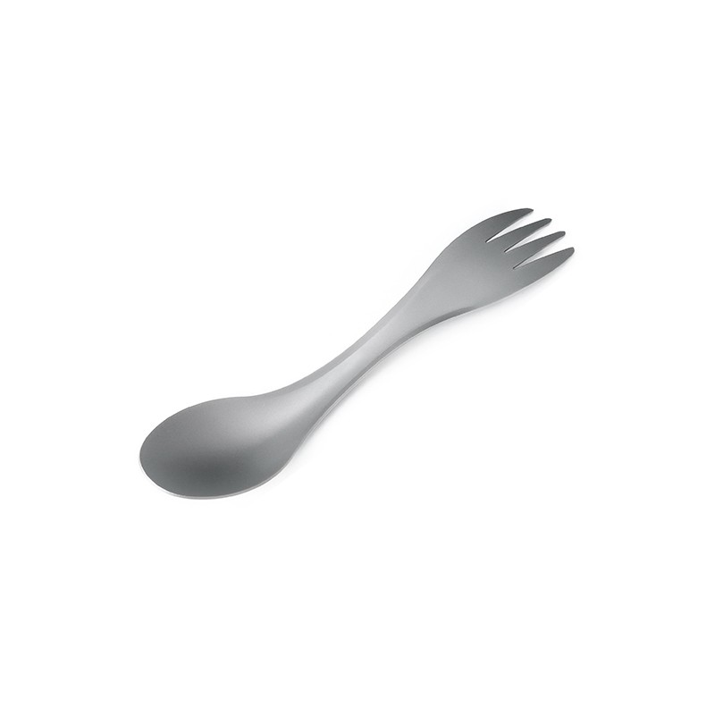 HWZBBEN Custom Logo Lightweight Multi Function Spork Outdoor Picnic Pure Titanium Camping set Spoon图7