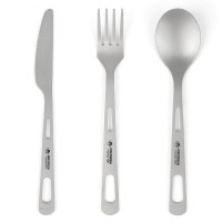HWZBBEN Camping tour multi-functional cooking tableware titanium spoon knife and fork set
