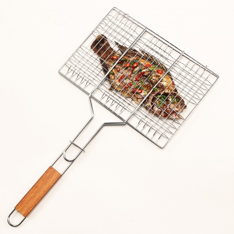 Grill Rack, Portable BBQ Grilling Basket  Outdoor Grilling Basket For Meats, Chops, Vegetable图3