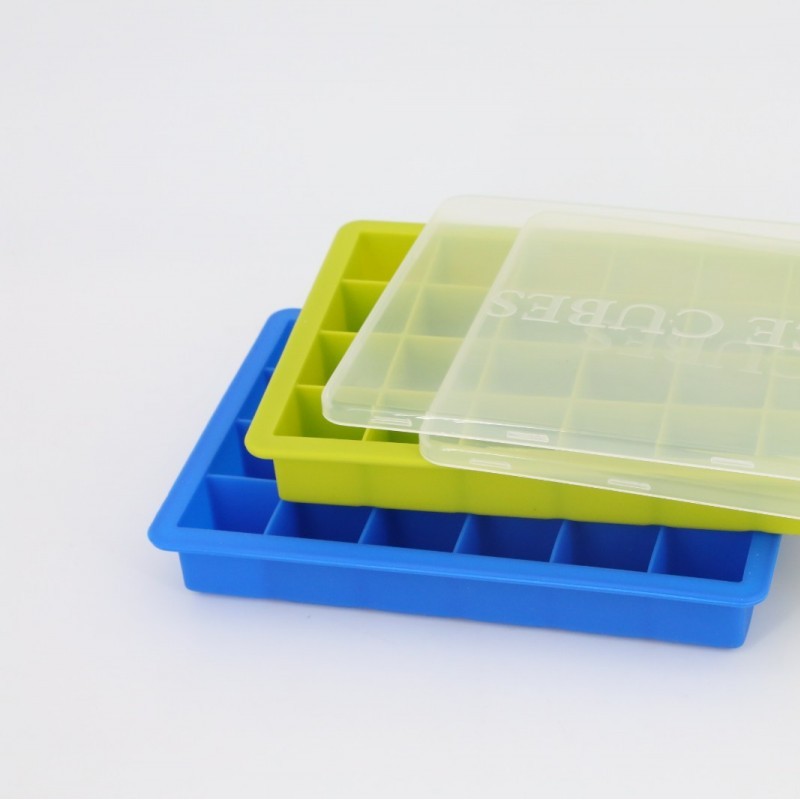 Ice Cube Tray Silicone Square Ice Trays Easy Release Stackable Ice图6