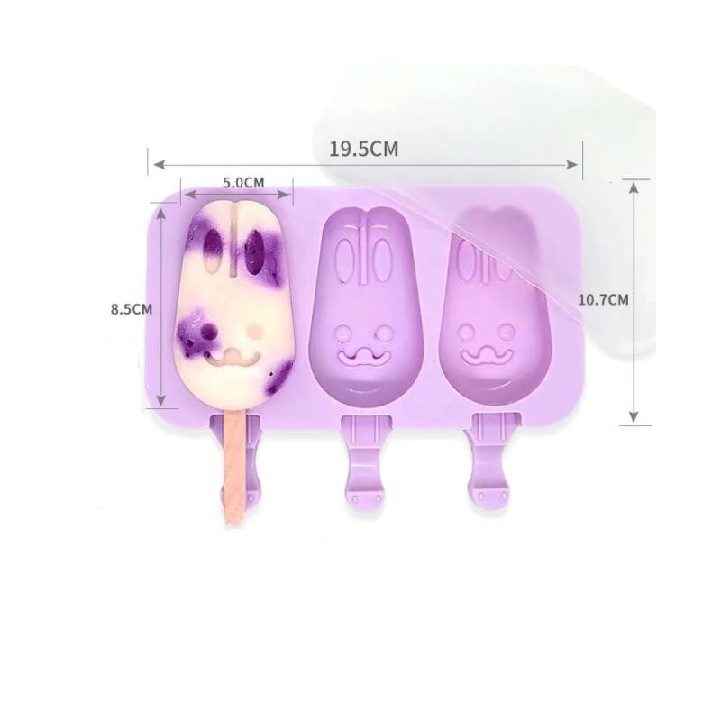 3 pcs ice cream mold with wooden sticks图5