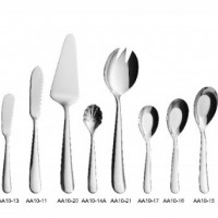 AA10 Jieyang factory classic model stainless steel cutlery set dinner knife fork spoon and tea spoon