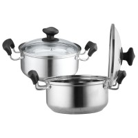 kitchenware Jieyang Xin Da Xing 16/18/20/22/24cm stainless steel sauce pan and saucepot