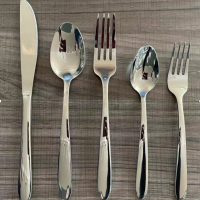 5 pcs new design table cutlery sets