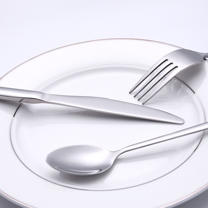 Wholesale Rose Gold Vintage Hotel Stainless Steel Gold Travel Spoon Fork Knife Cutlery Sets Luxury W图6