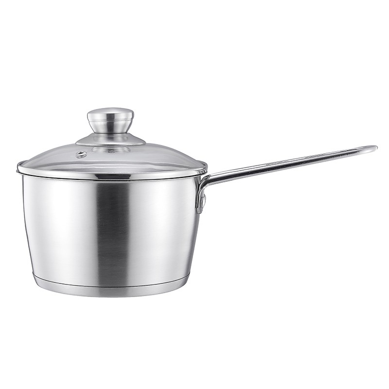 16cm 18/8 stainless steel taper shaped sauce pan图2