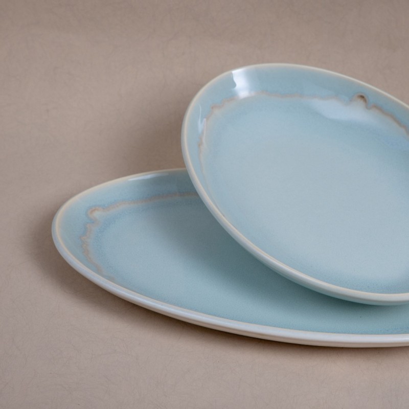 Light blue reactive glaze/porcelain/tableware/dinnerware/Horece图3