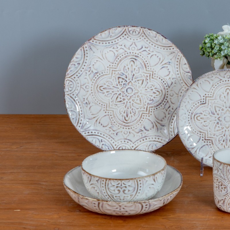 Hand painted reactive glaze/porcelain/tableware/dinnerware/texture/home use图2