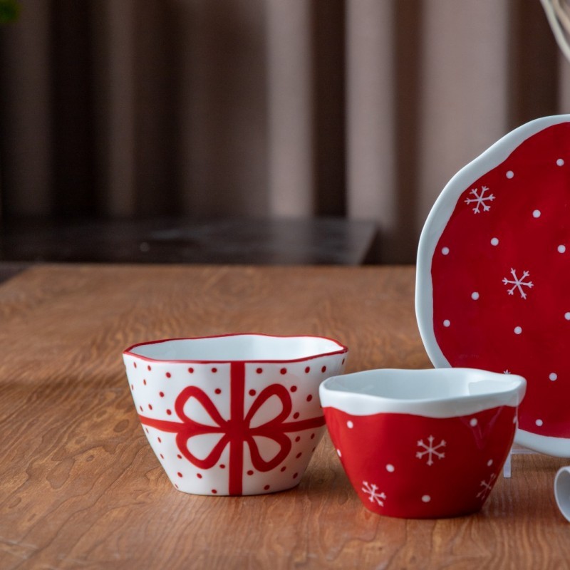 Christmas/ hand painted/porcelain/tableware/dinnerware/Horece图3