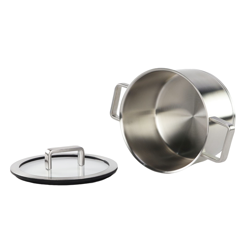 Stainless steel cookware 16/18/20/24cm straight shape 8 pcs cookware set图4