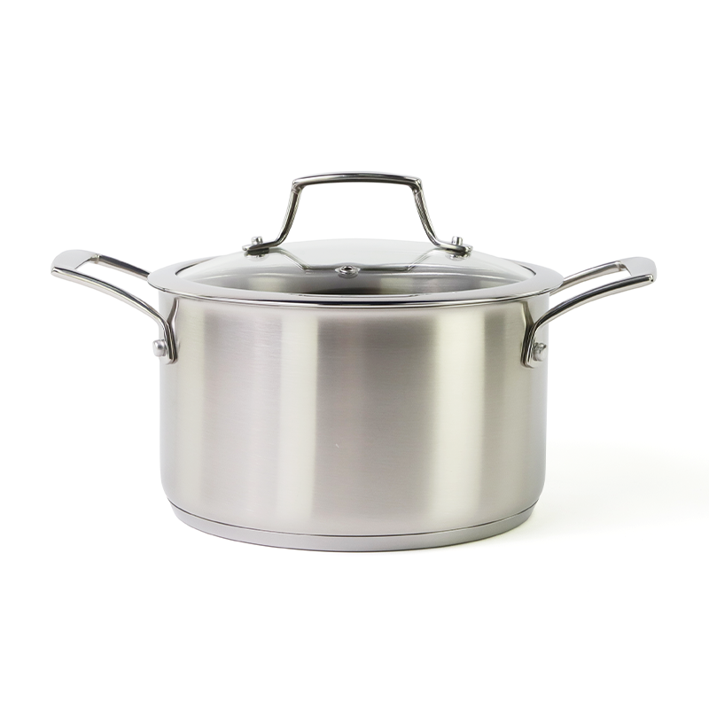 2022 Stainless Steel 4 pcs Cookingware Sets Casserole Kitchenware Ollas Cookware Sets Cooking Pot Se图3