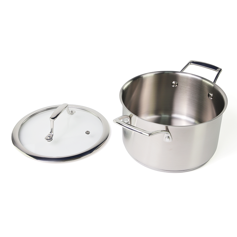 2022 Stainless Steel 4 pcs Cookingware Sets Casserole Kitchenware Ollas Cookware Sets Cooking Pot Se图5
